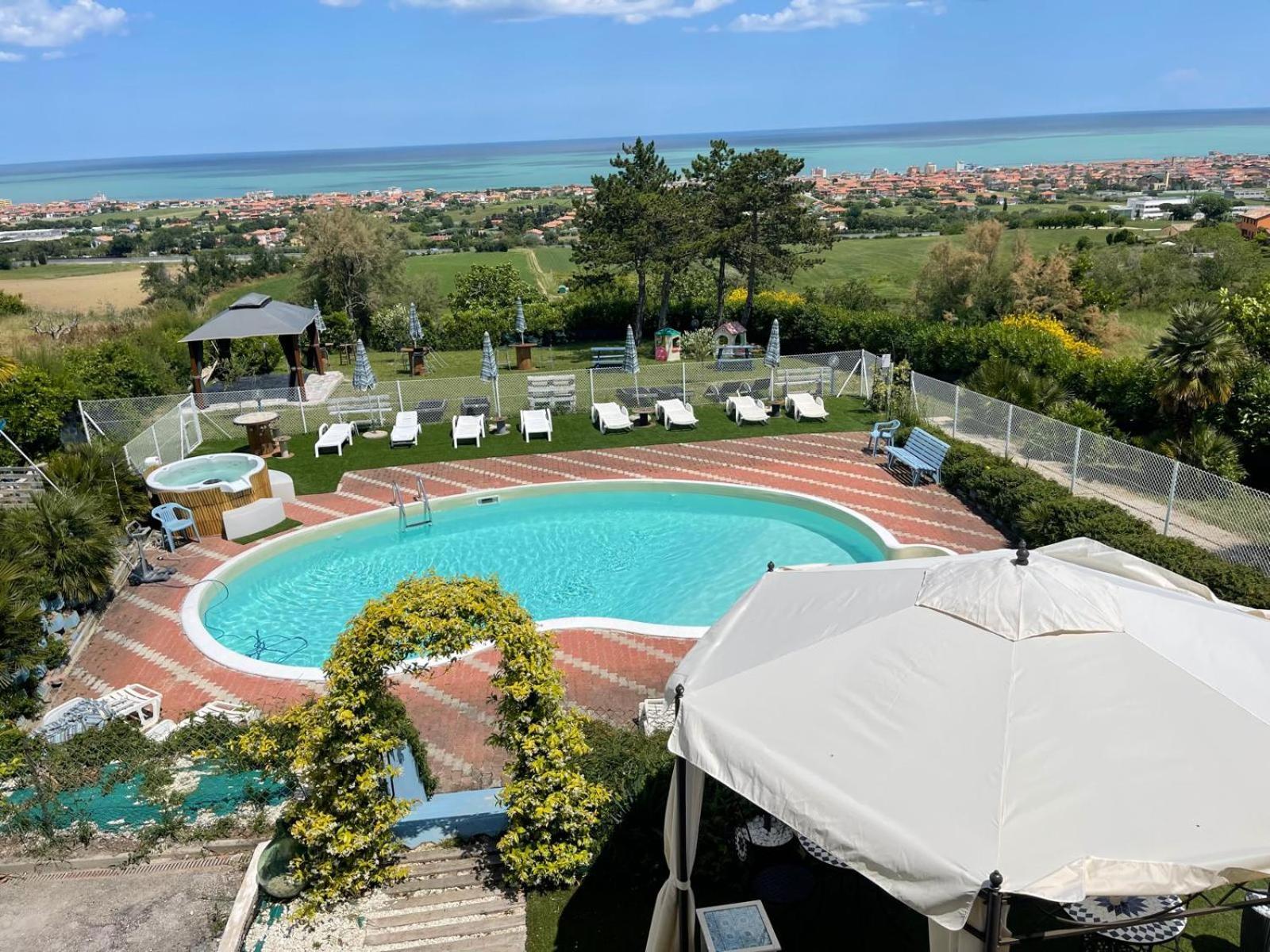 B&B Villa Alma San Costanzo Eksteriør billede
